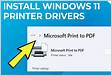 How to download and install the latest printer drivers